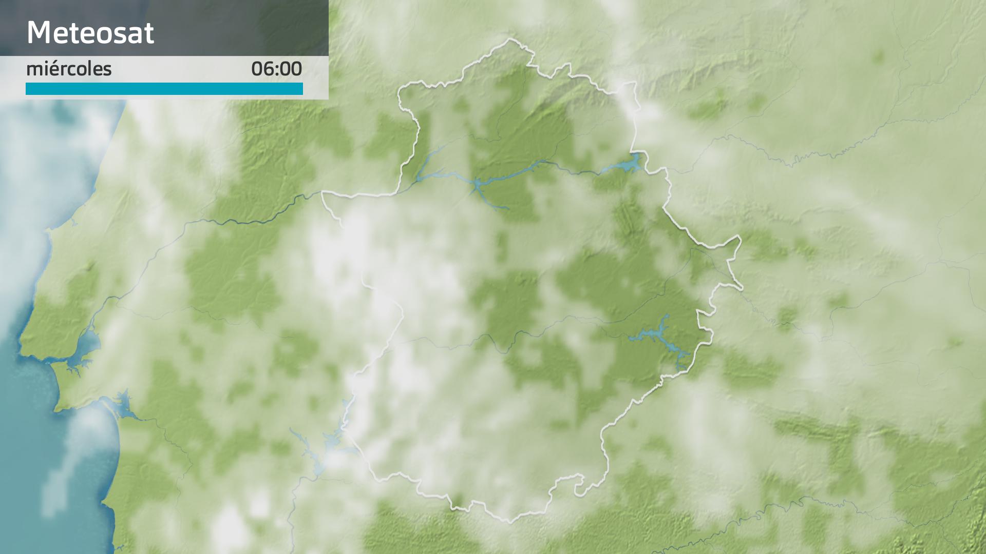 Imagen del Meteosat miércoles 24 de septiembre 6 h.