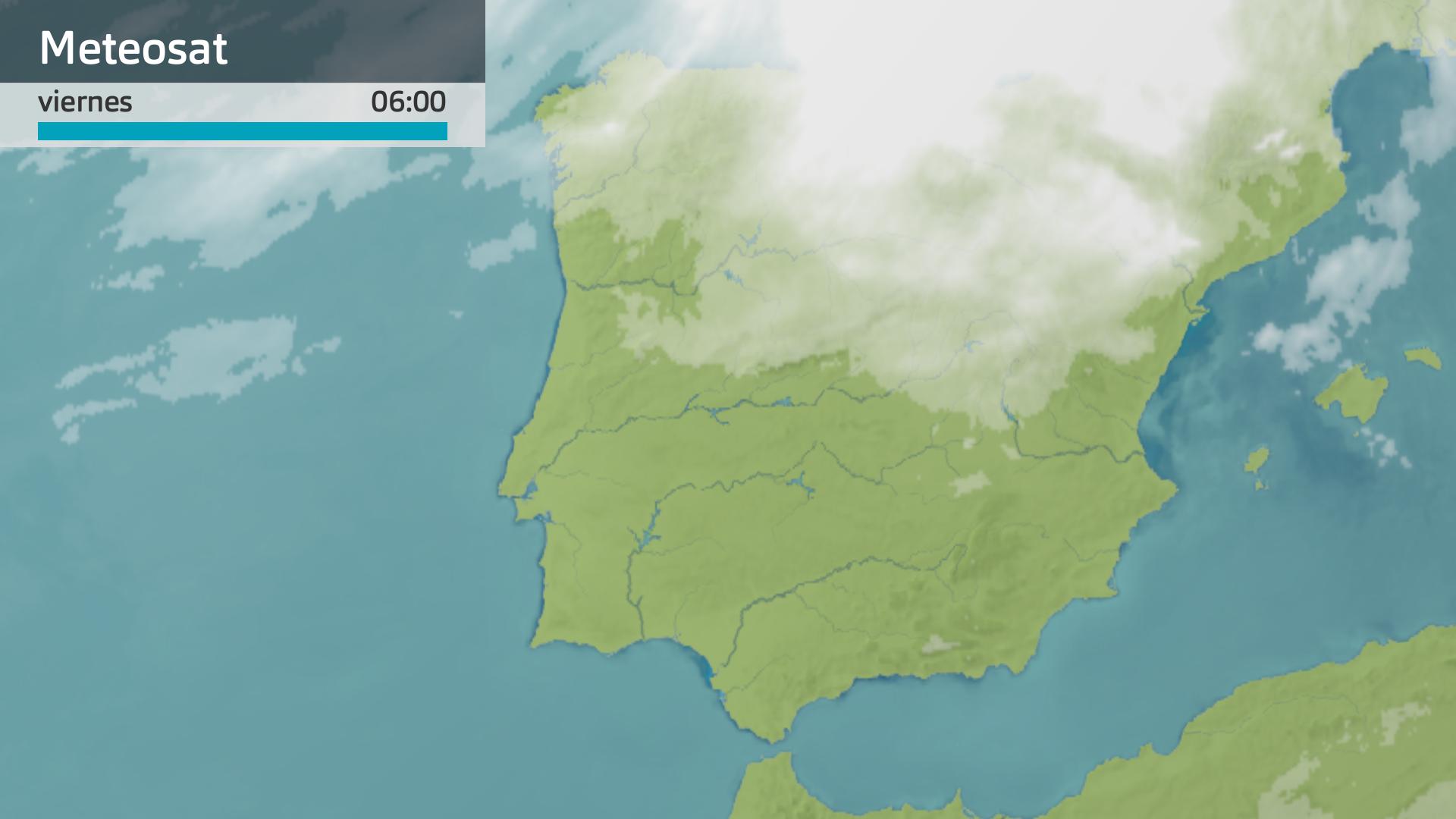 Imagen del Meteosat viernes 3 de octubre 6 h.