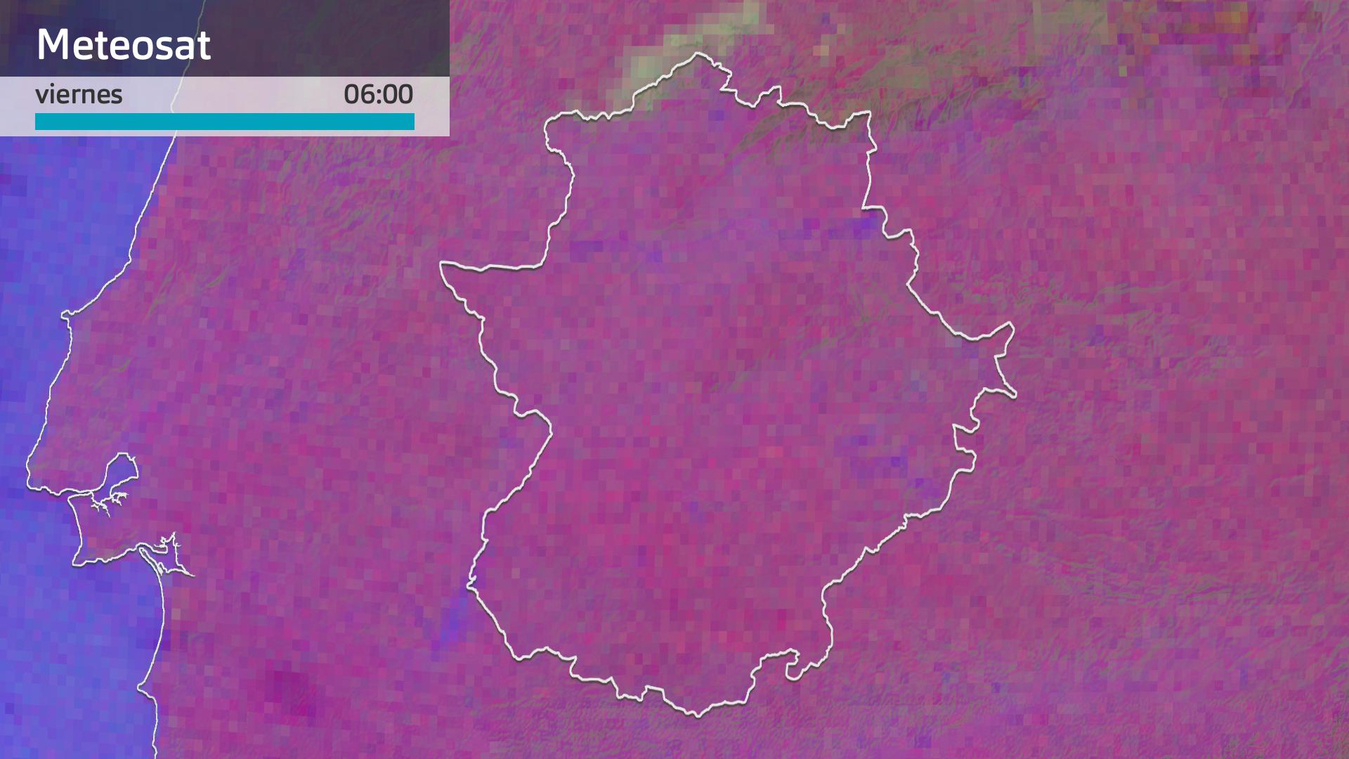 Imagen del Meteosat viernes 21 de noviembre 6 h.