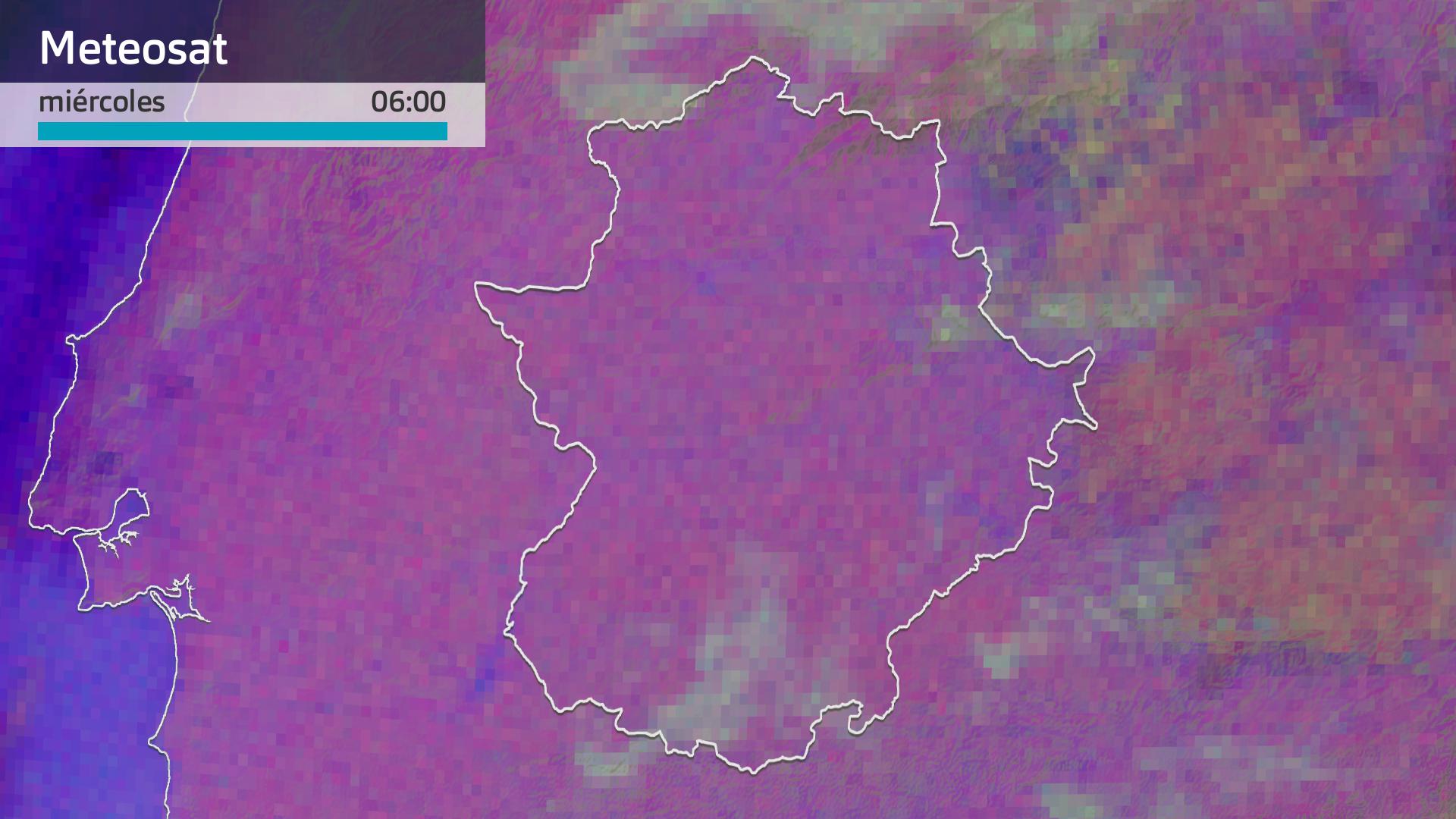Imagen del Meteosat miércoles 17 de diciembre 6 h.