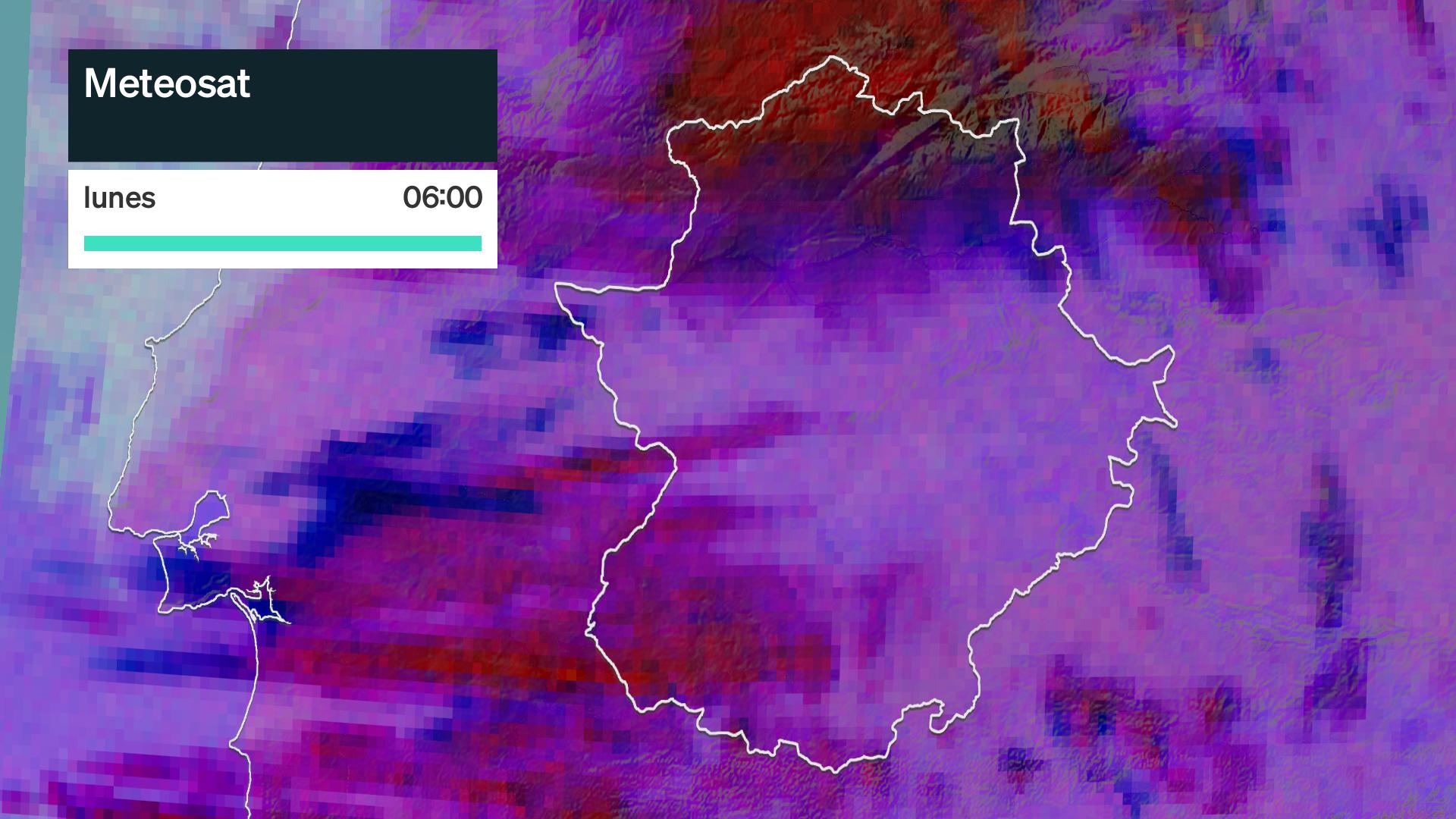 Imagen del Meteosat lunes 25 de mayo 6 h.