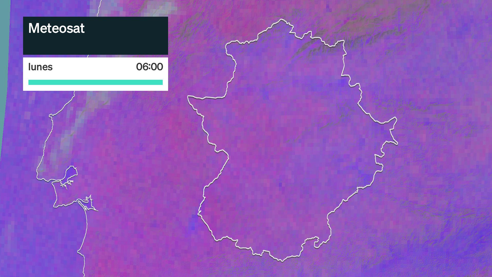 Imagen del Meteosat lunes 8 de junio 6 h.