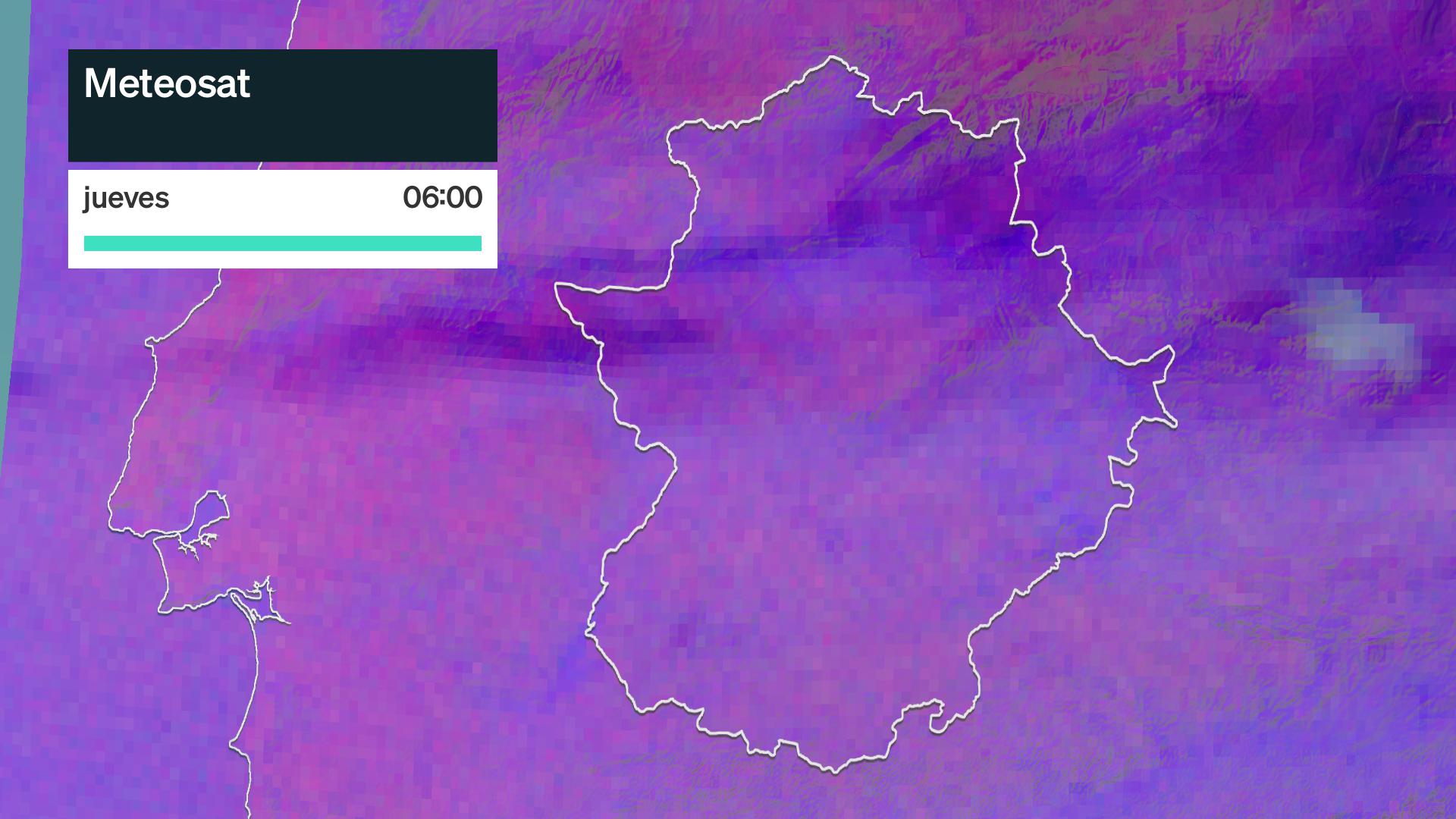 Imagen del Meteosat jueves 11 de junio 6 h.