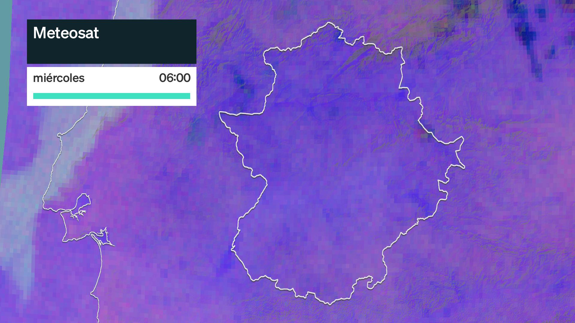 Imagen del Meteosat miércoles 17 de junio 6 h.