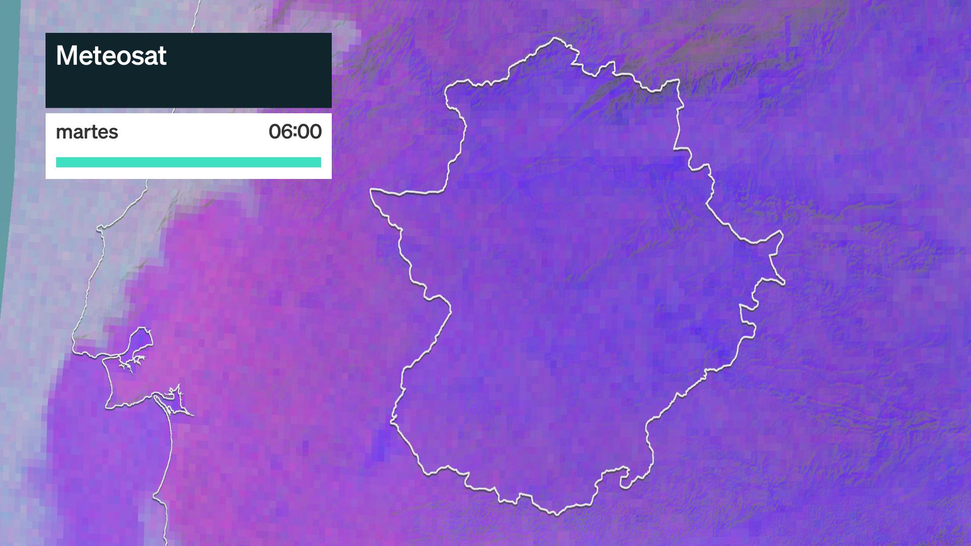 Imagen del Meteosat m,artes 7 de julio 6 h.