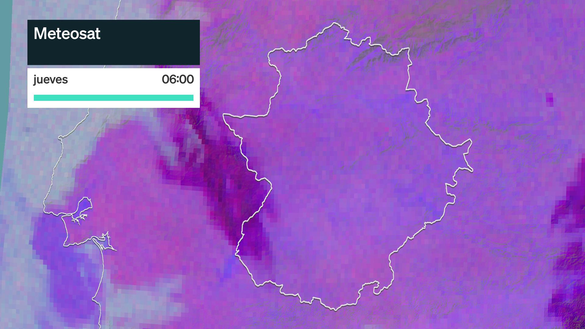 Imagen del Meteosat jueves 9 de julio 6 h.