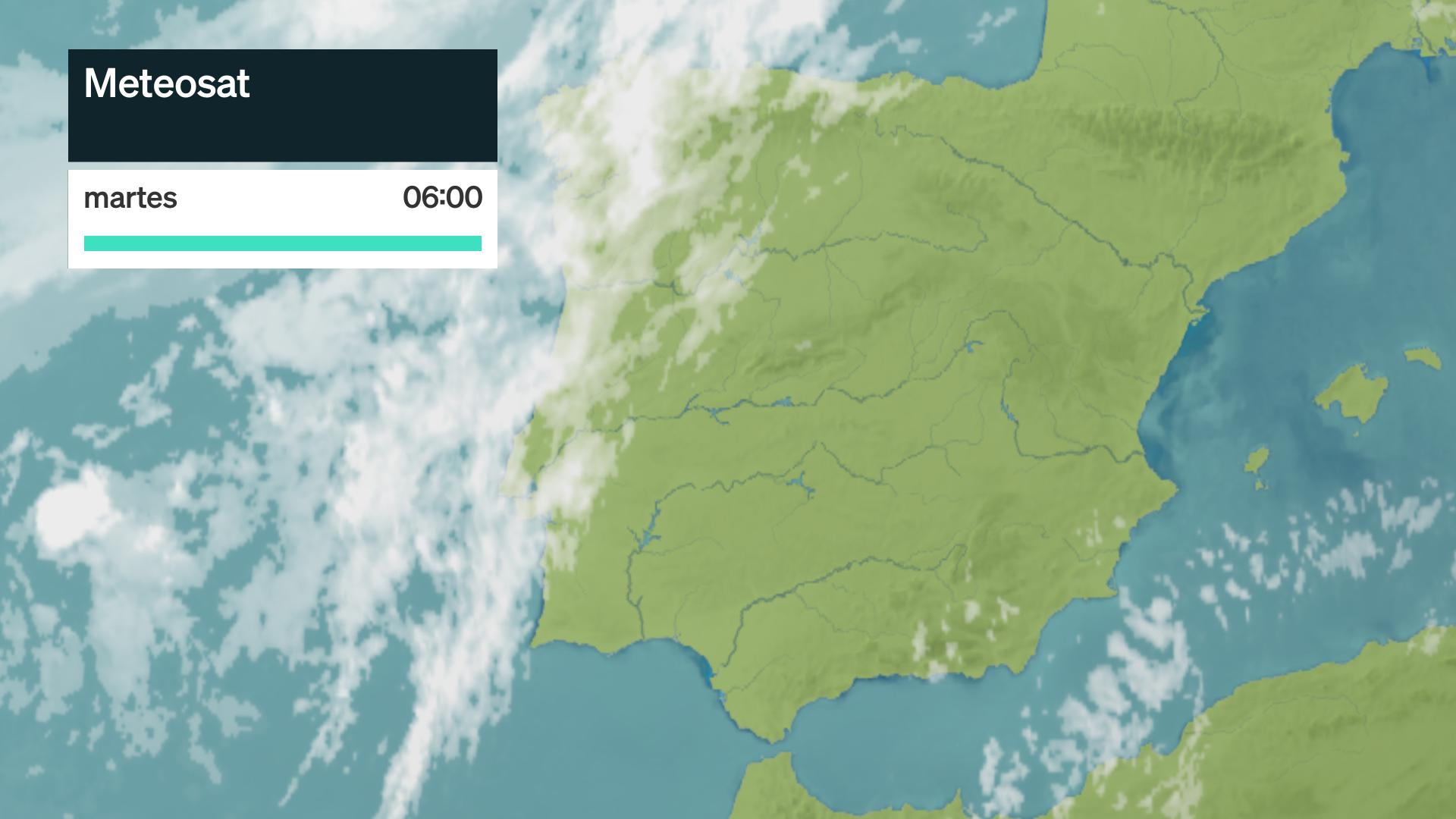 Imagen del Meteosat martes 14 de julio 6 h.