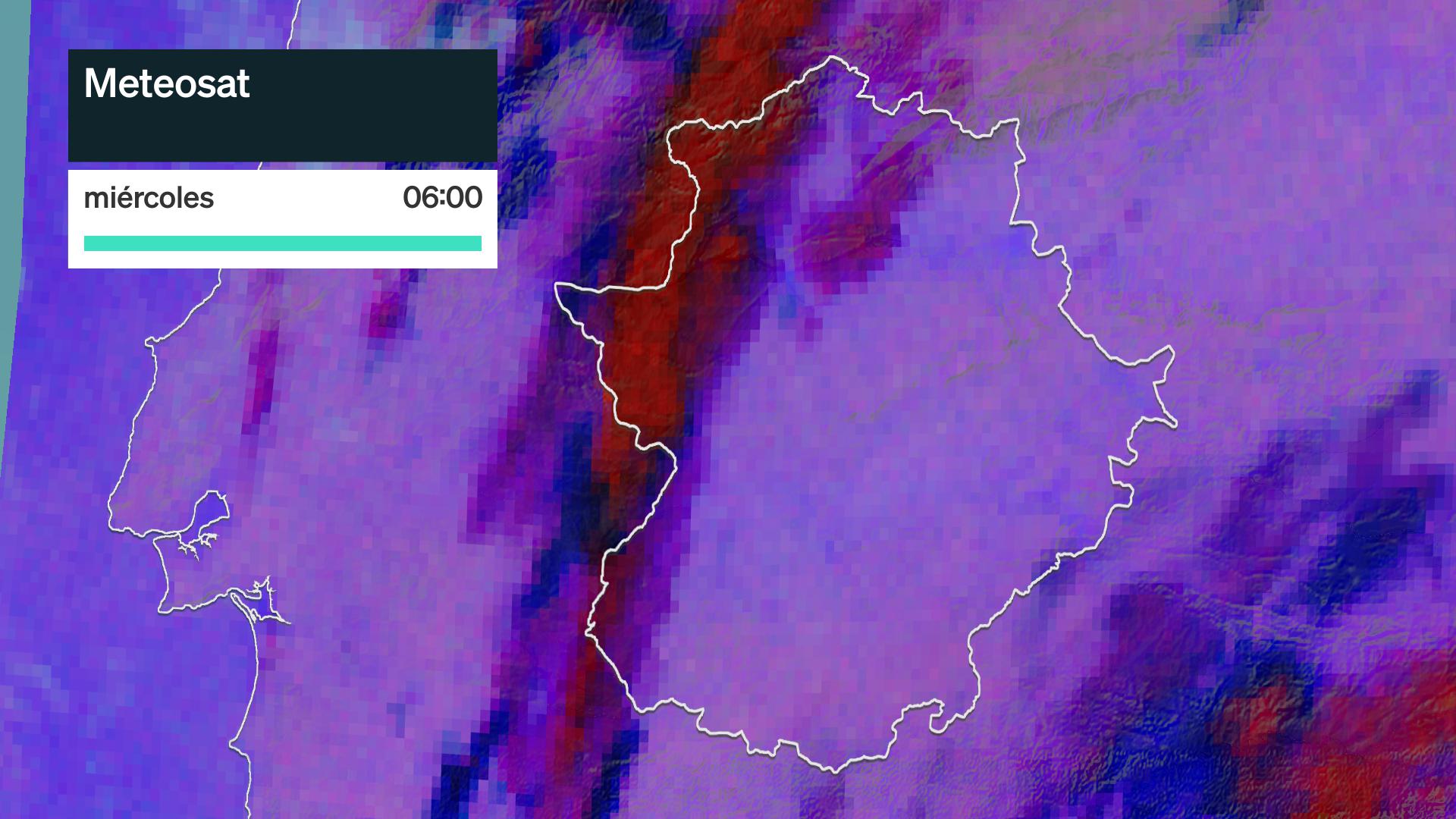 Imagen del Meteosat miércoles 15 de julio 6 h.