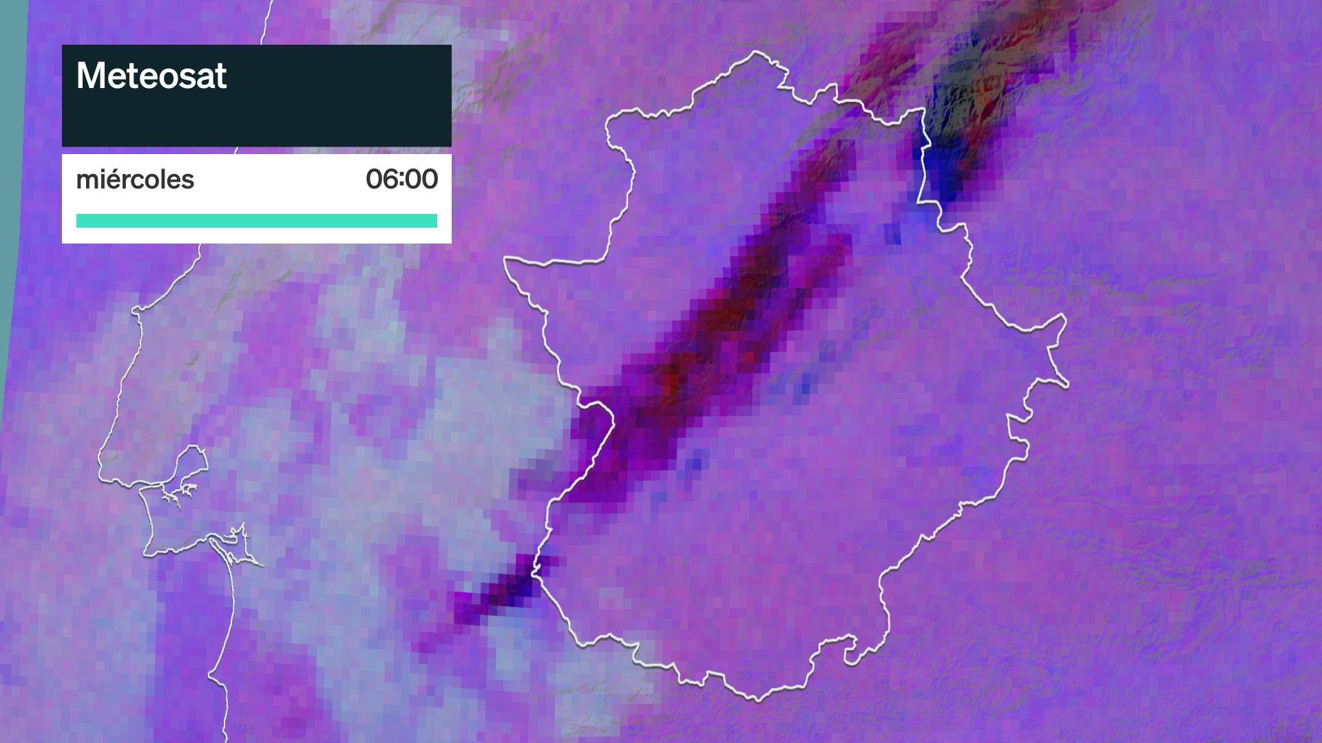Imagen del Meteosat miércoles 16 de septiembre 6 h.