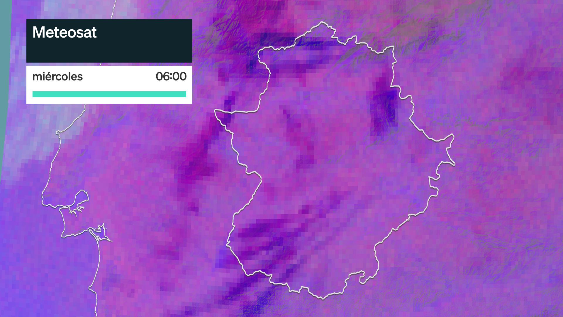 Imagen del Meteosat miércoles 23 de septiembre 6 h.