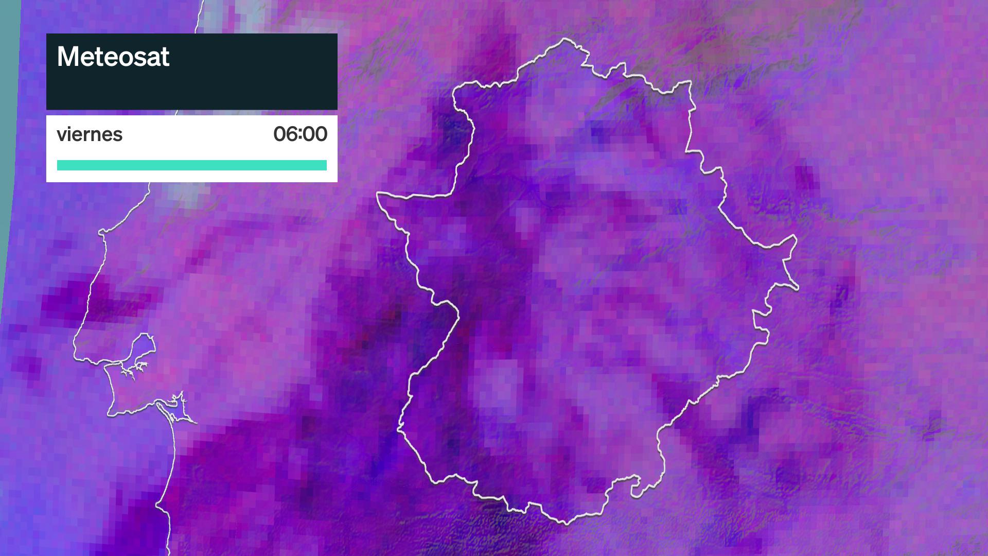 Imagen del Meteosat viernes 25 de septiembre 6 h.