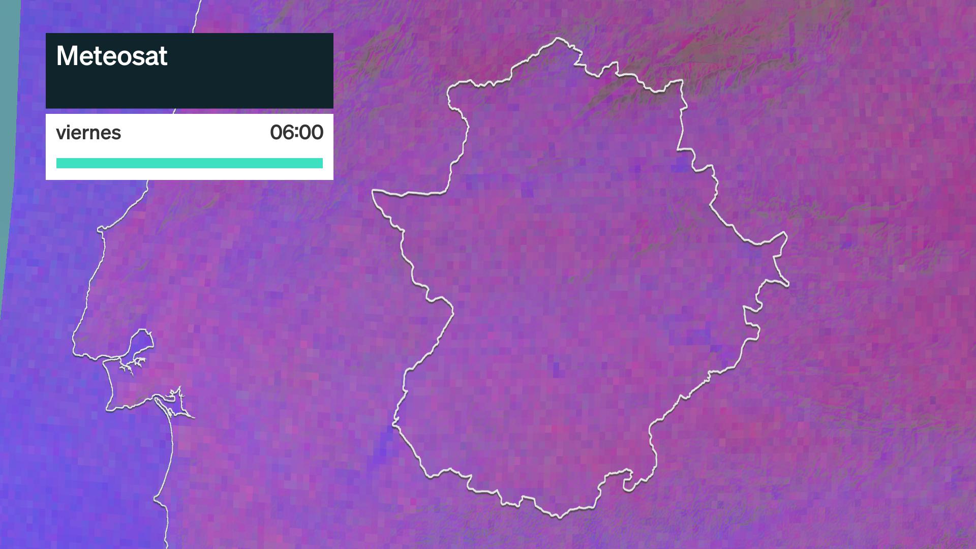 Imagen del Meteosat viernes 9 de octubre 6 h.
