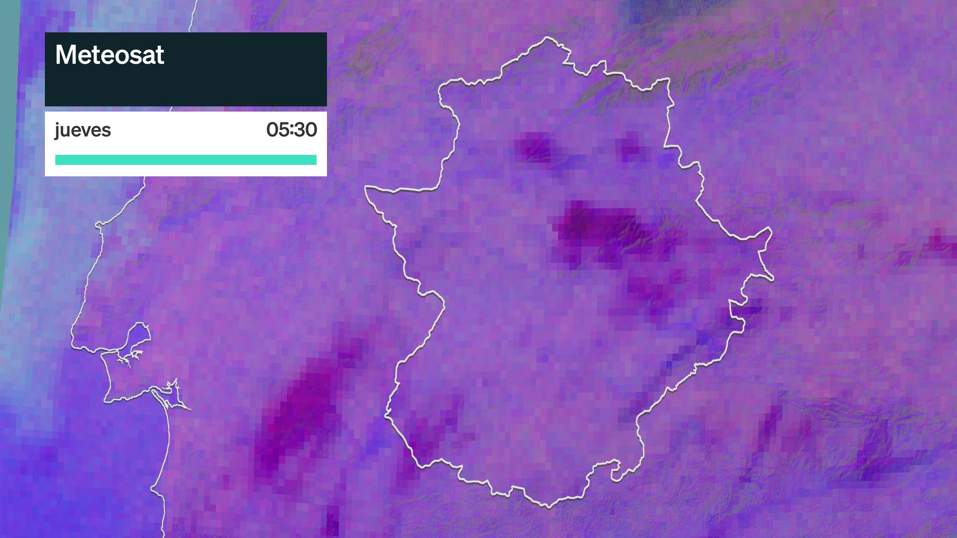 Imagen del Meteosat jueves 15 de octubre 6 h.