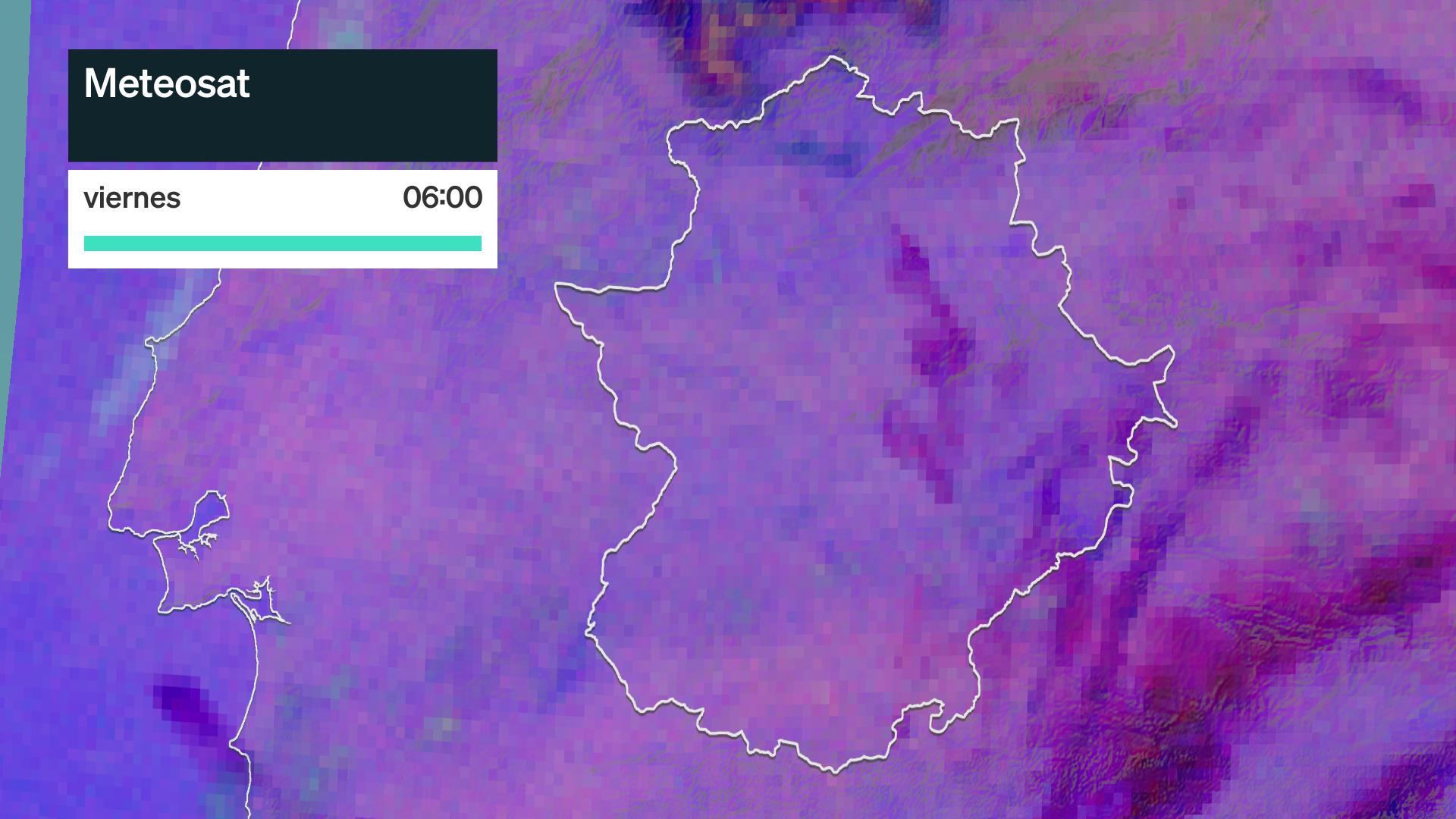 Imagen del Meteosat viernes 16 de octubre 6 h.