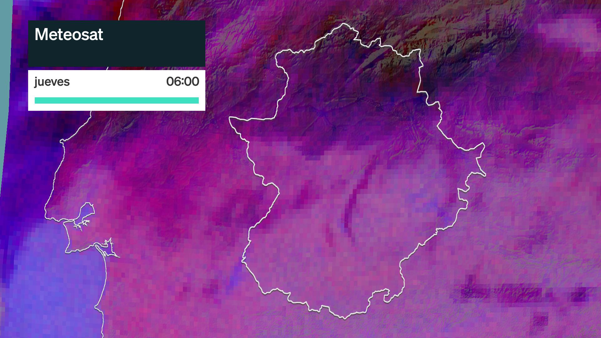 Imagen del Meteosat jueves 22 de octubre 6 h.