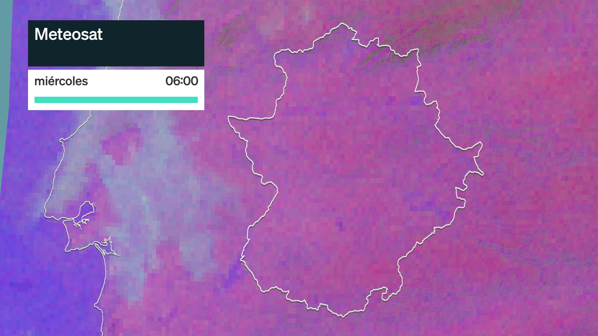 Imagen del Meteosat miércoles 28 de octubre 6 h.