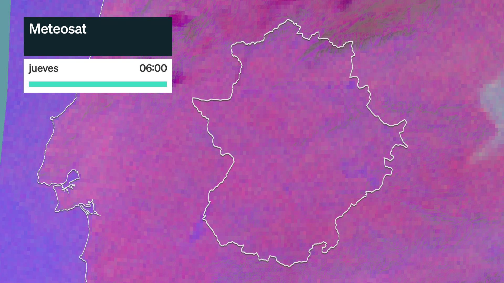 Imagen del Meteosat jueves 29 de octubre 6 h.