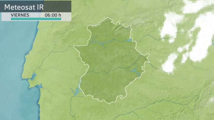 Imagen del Meteosat viernes 10 de julio 6 h.