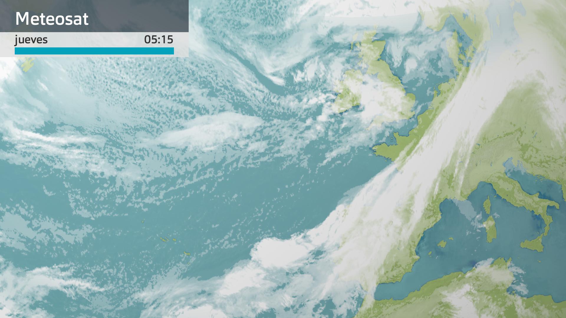 Imagen del Meteosat jueves 28 de diciembre 5:15 h.