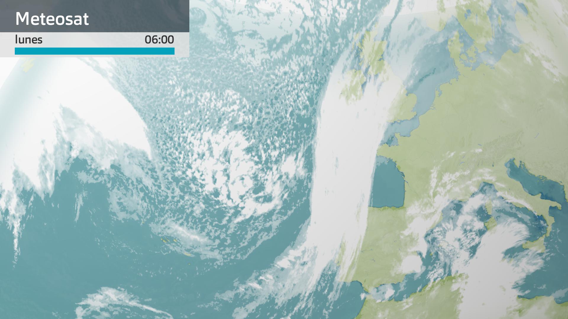 Imagen del Meteosat lunes 15 de diciembre 6 h.