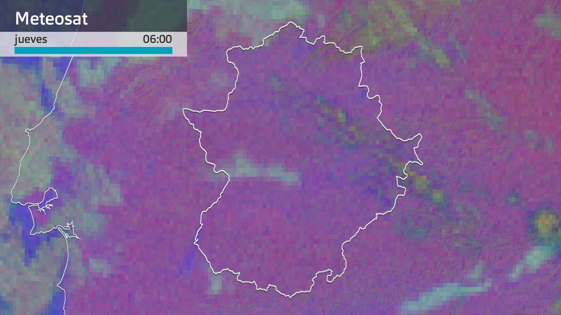 Imagen del Meteosat jueves 27 de marzo 6 h.