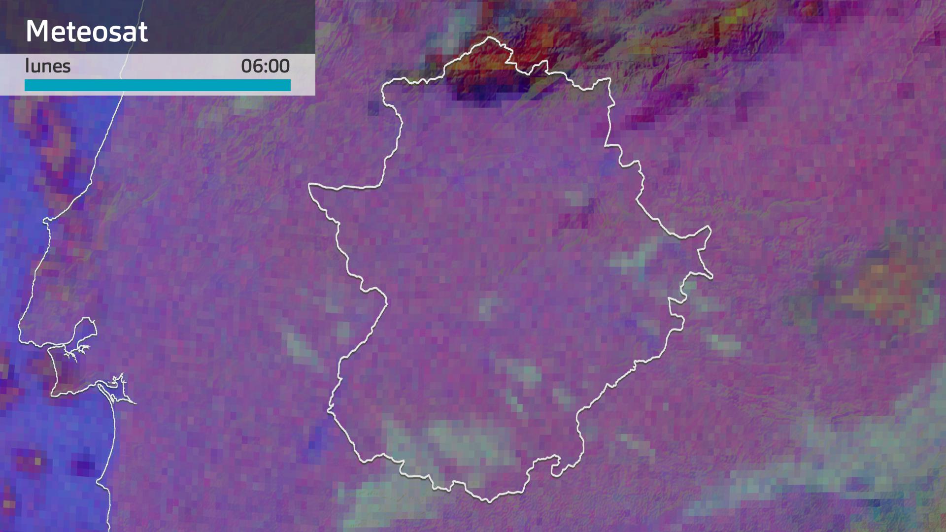 Imagen del Meteosat lunes 24 de marzo 6 h.