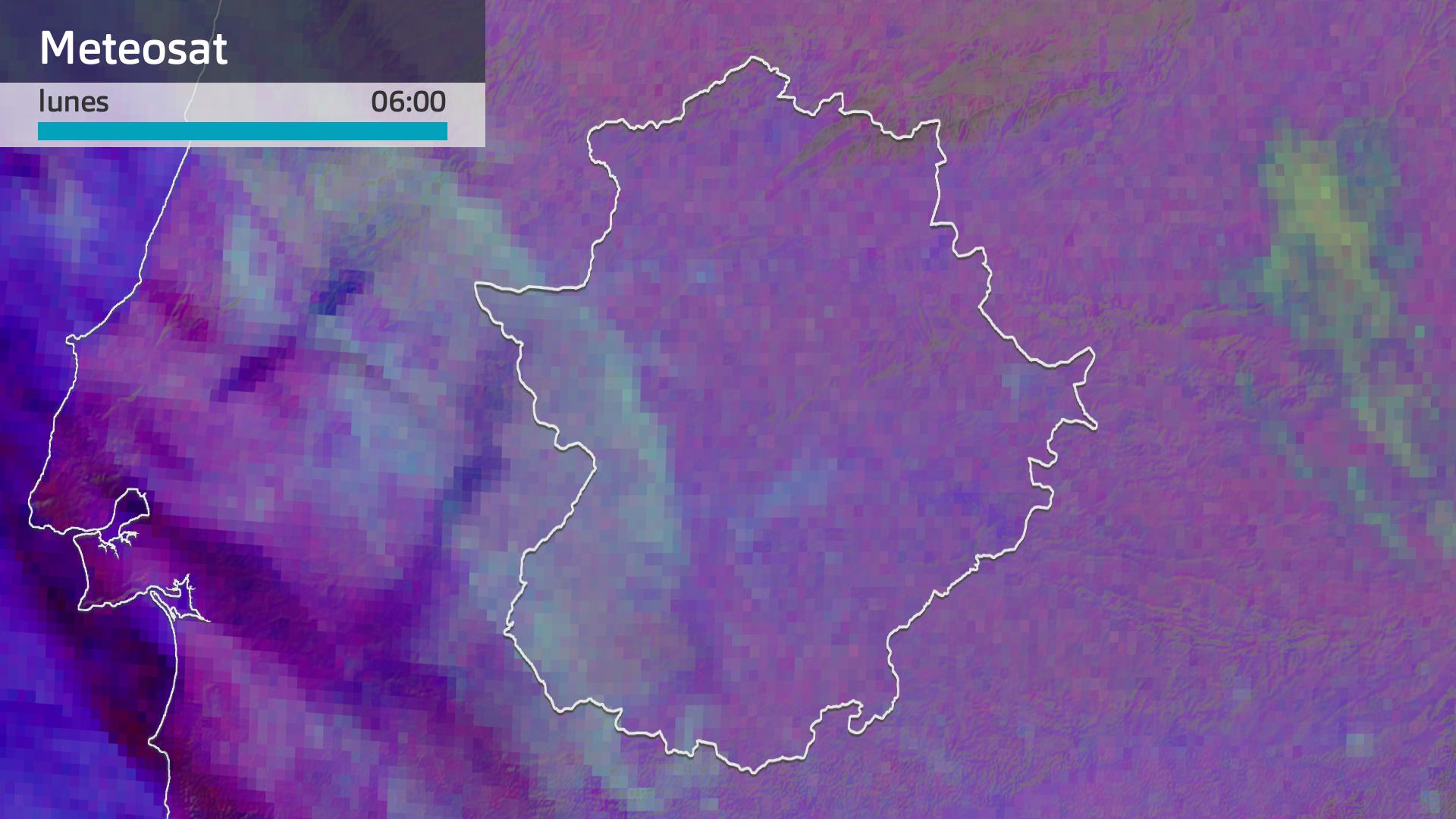 Imagen del Meteosat lunes 7 de abril 6 h.