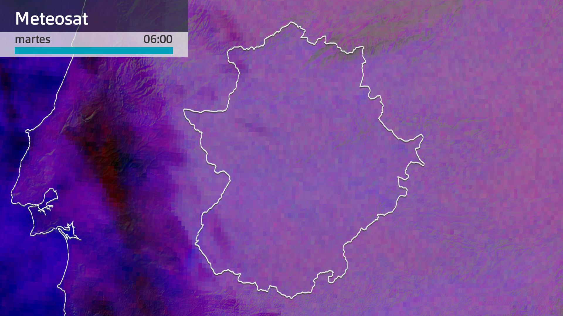 Imagen del Meteosat martes 8 de abril 6 h.