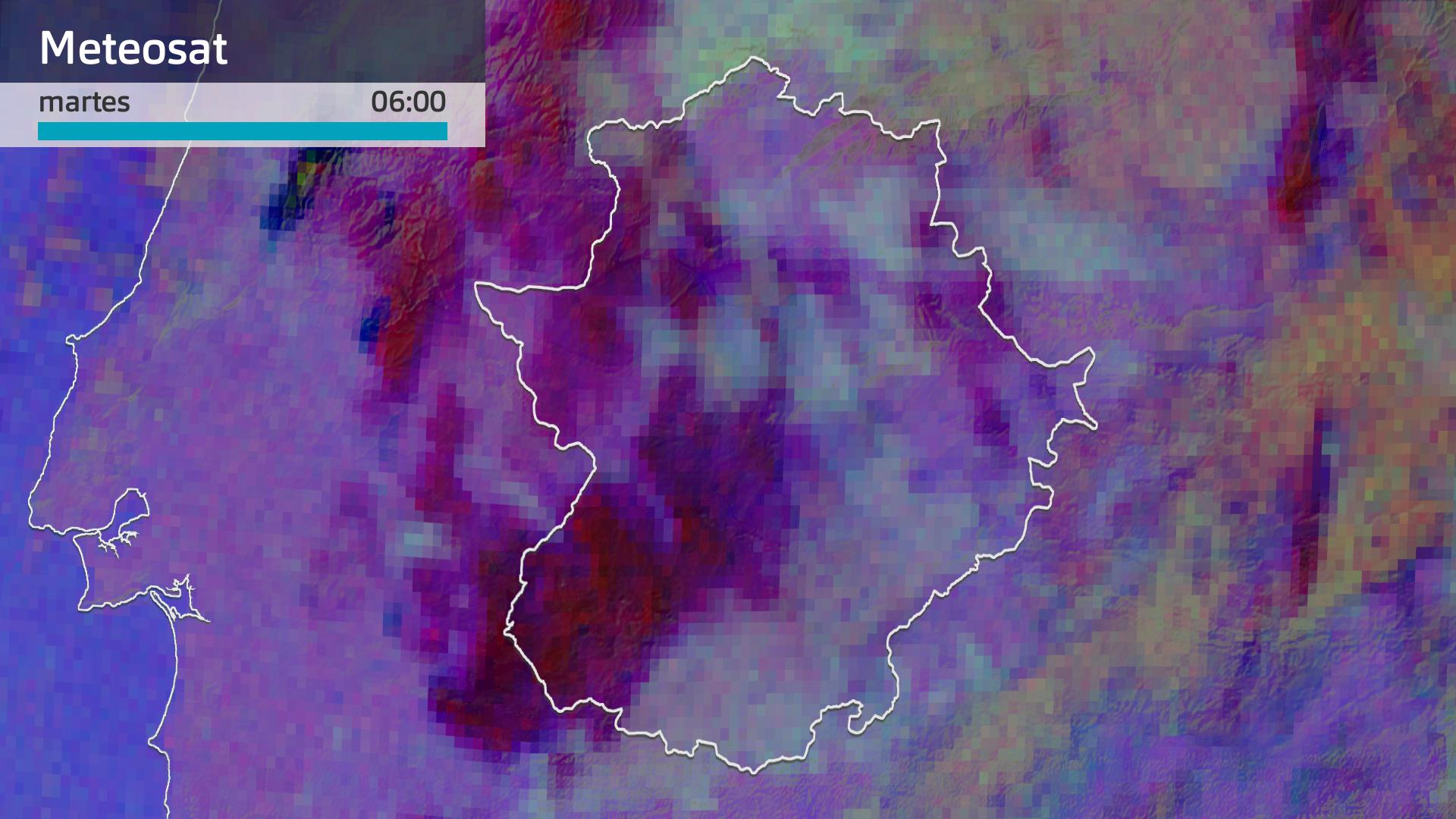 Imagen del Meteosat martes 22 de abril 6 h.