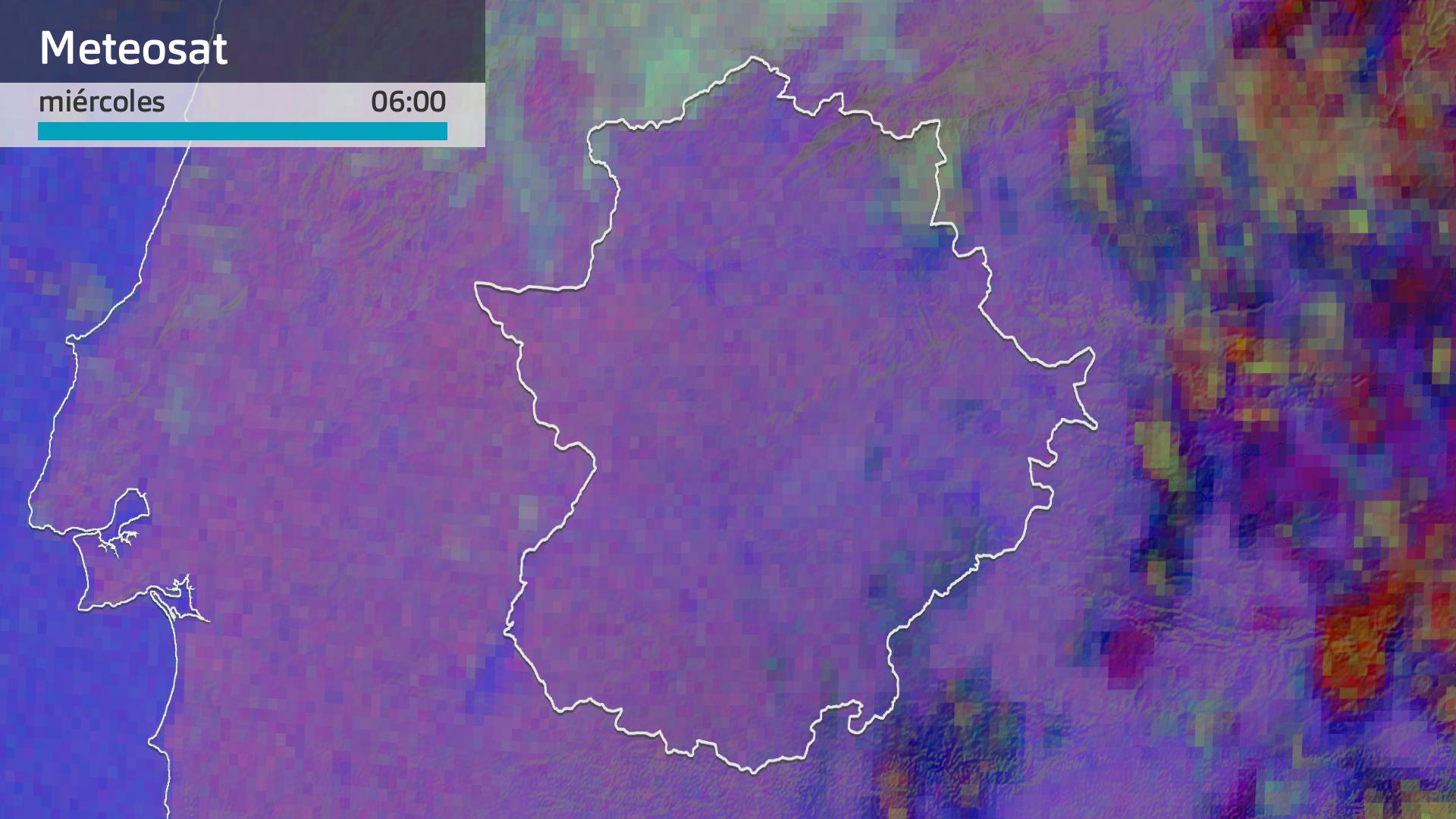 Imagen del Meteosat miércoles 14 de mayo 6 h.
