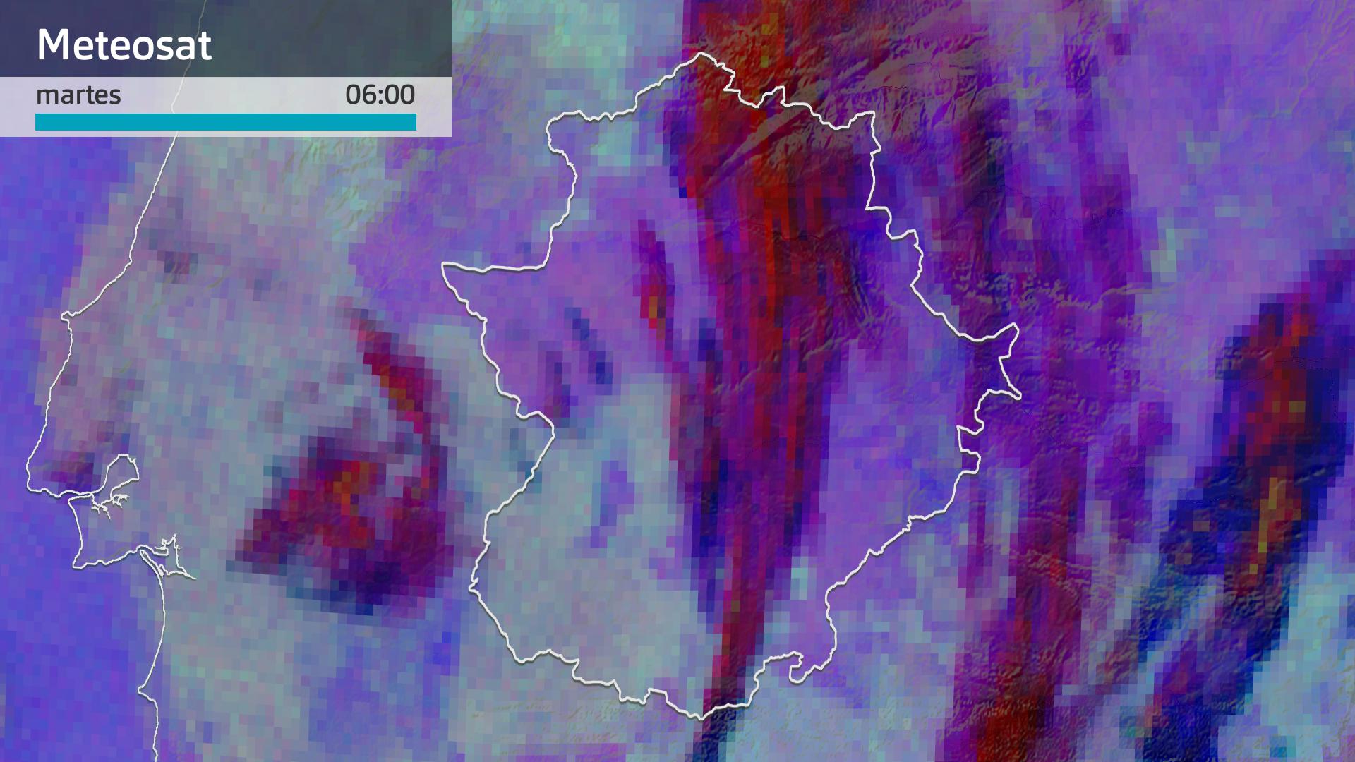 Imagen del Meteosat martes 3 de junio 6 h.