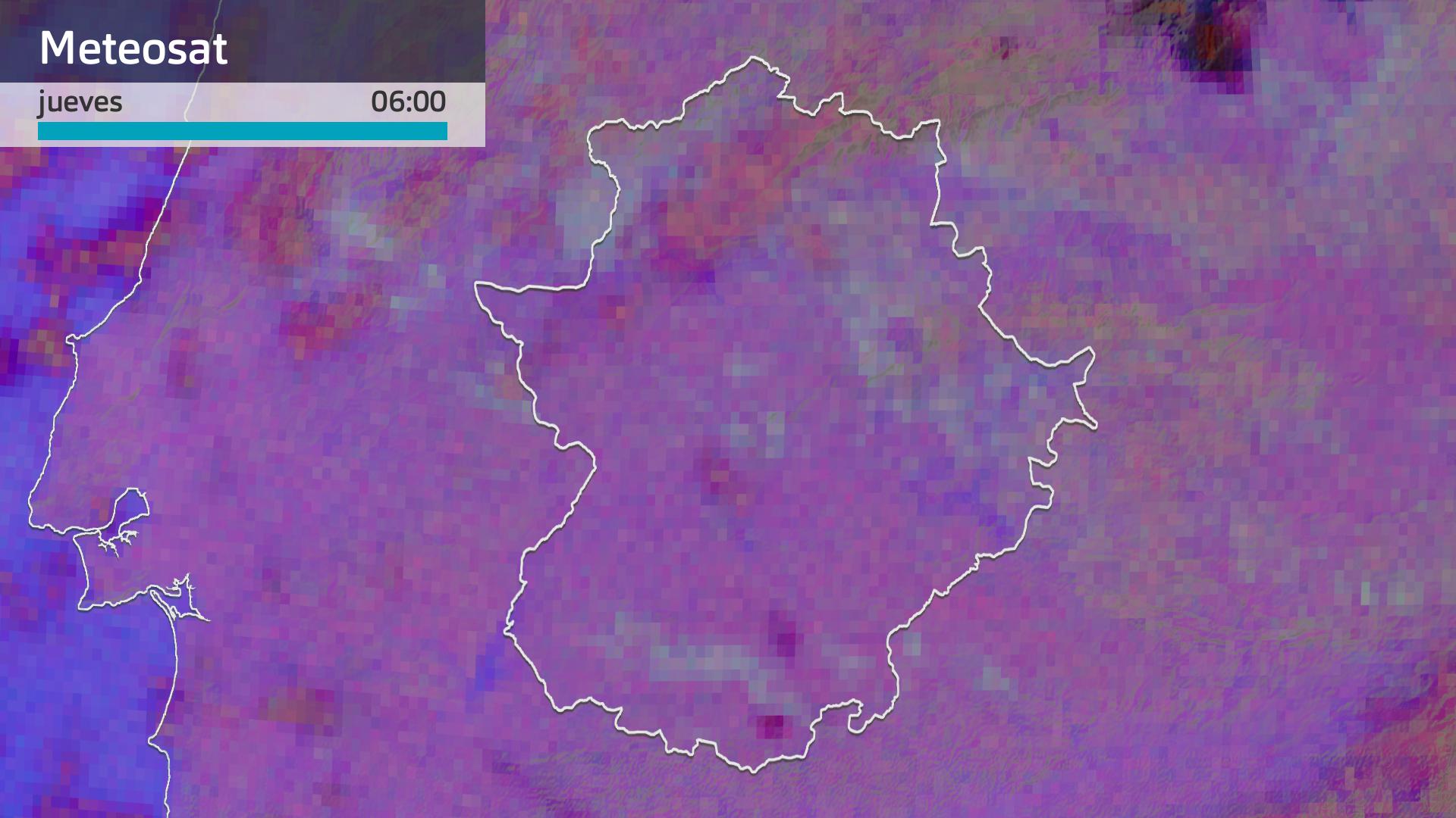Imagen del Meteosat jueves 6 de noviembre 6 h.