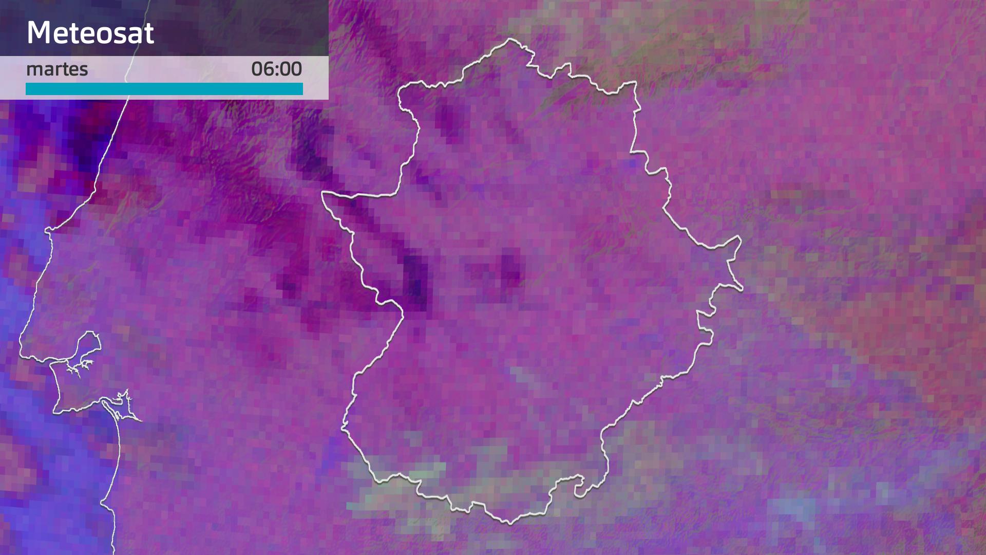 Imagen del Meteosat martes 25 de noviembre 6 h.