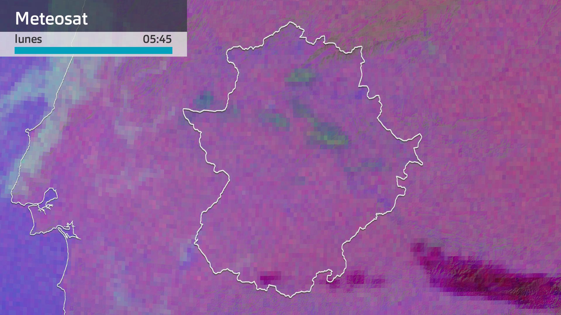 Imagen del Meteosat lunes 23 de marzo 6 h.