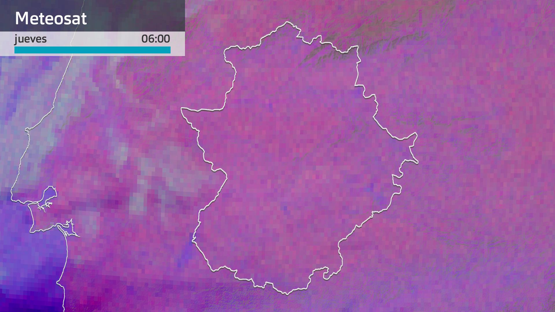 Imagen del Meteosat jueves 16 de abril 6 h.