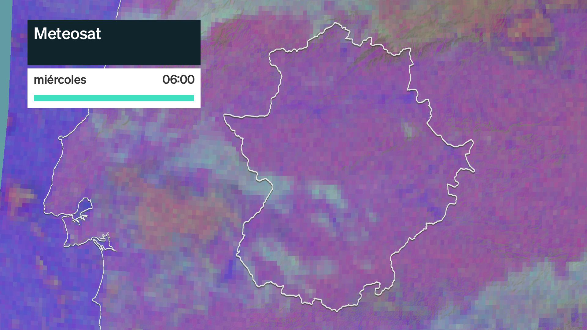 Imagen del Meteosat miércoles 13 de mayo 6 h.