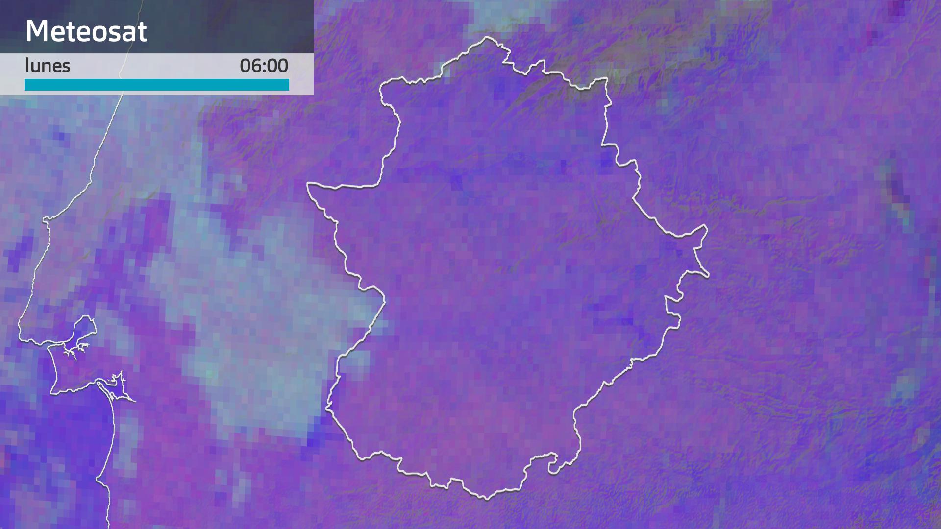 Imagen del Meteosat lunes 1 de julio 6 h.