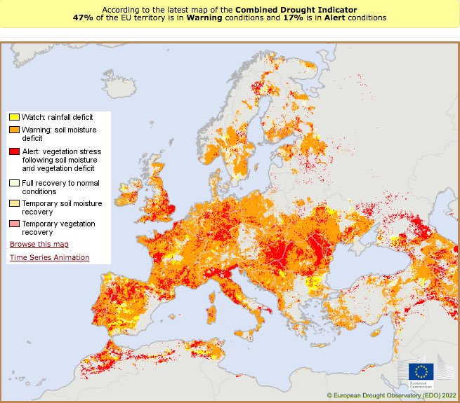 Fuente: Observatorio Europeo de la Sequía