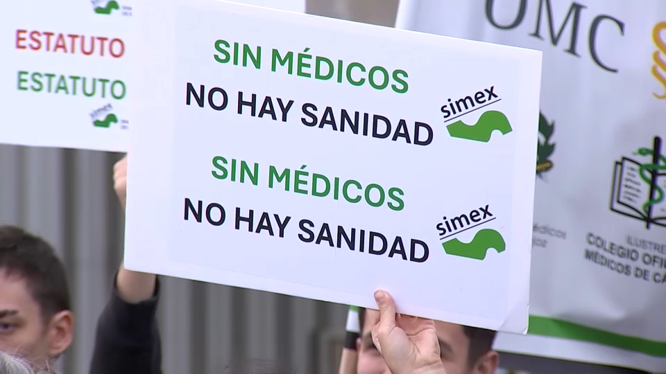 Protestas del Sindicato Independiente Médico de Extremadura