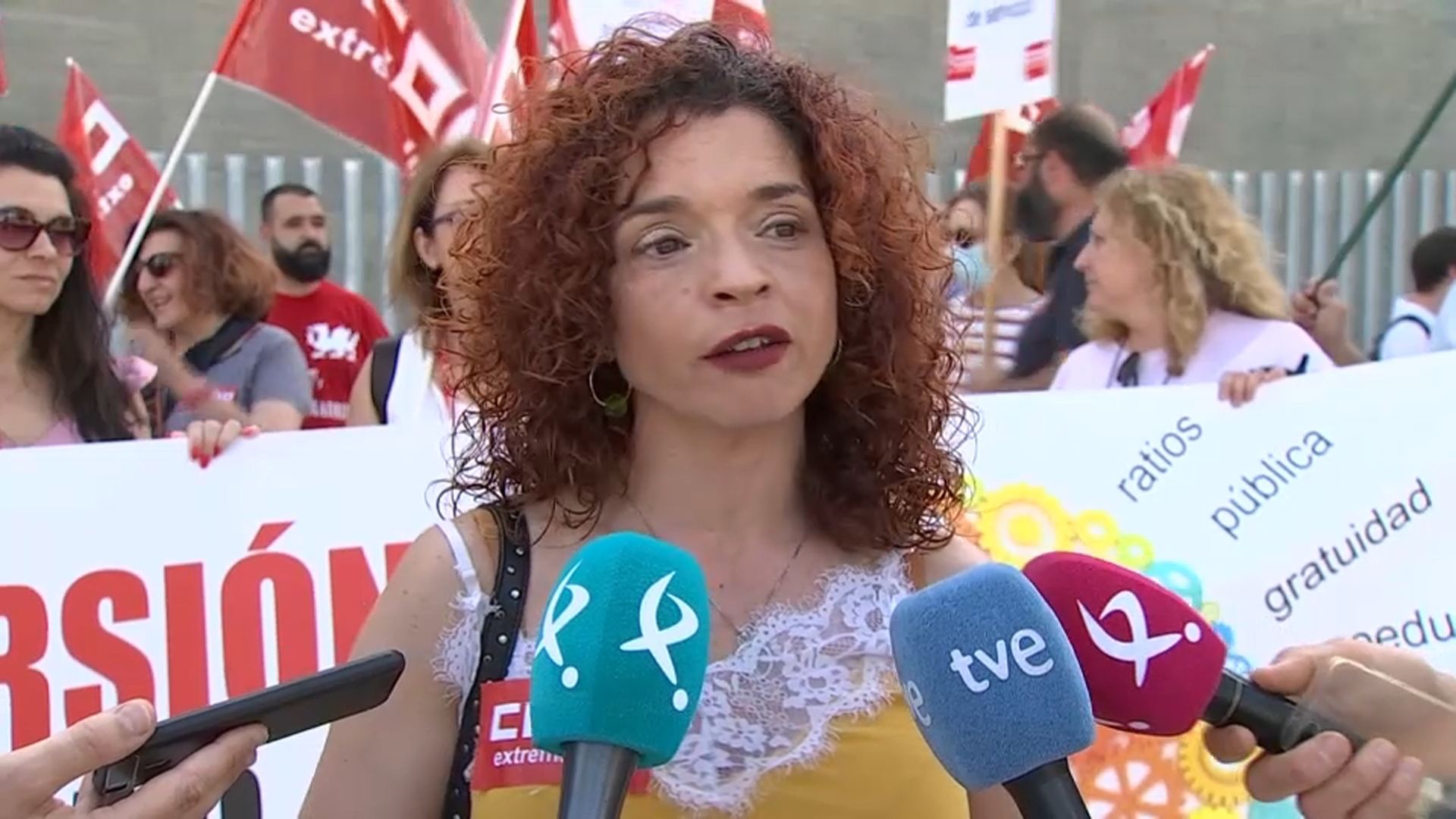 Lourdes Núñez, secretaria Federación Enseñanza Comisiones Obreras Extremadura