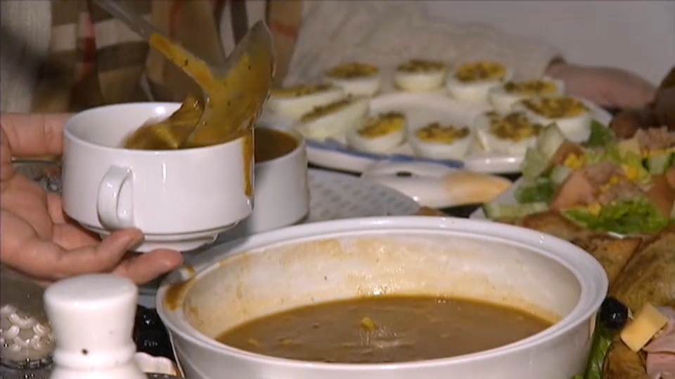 Sopa de verduras para el ramadán.