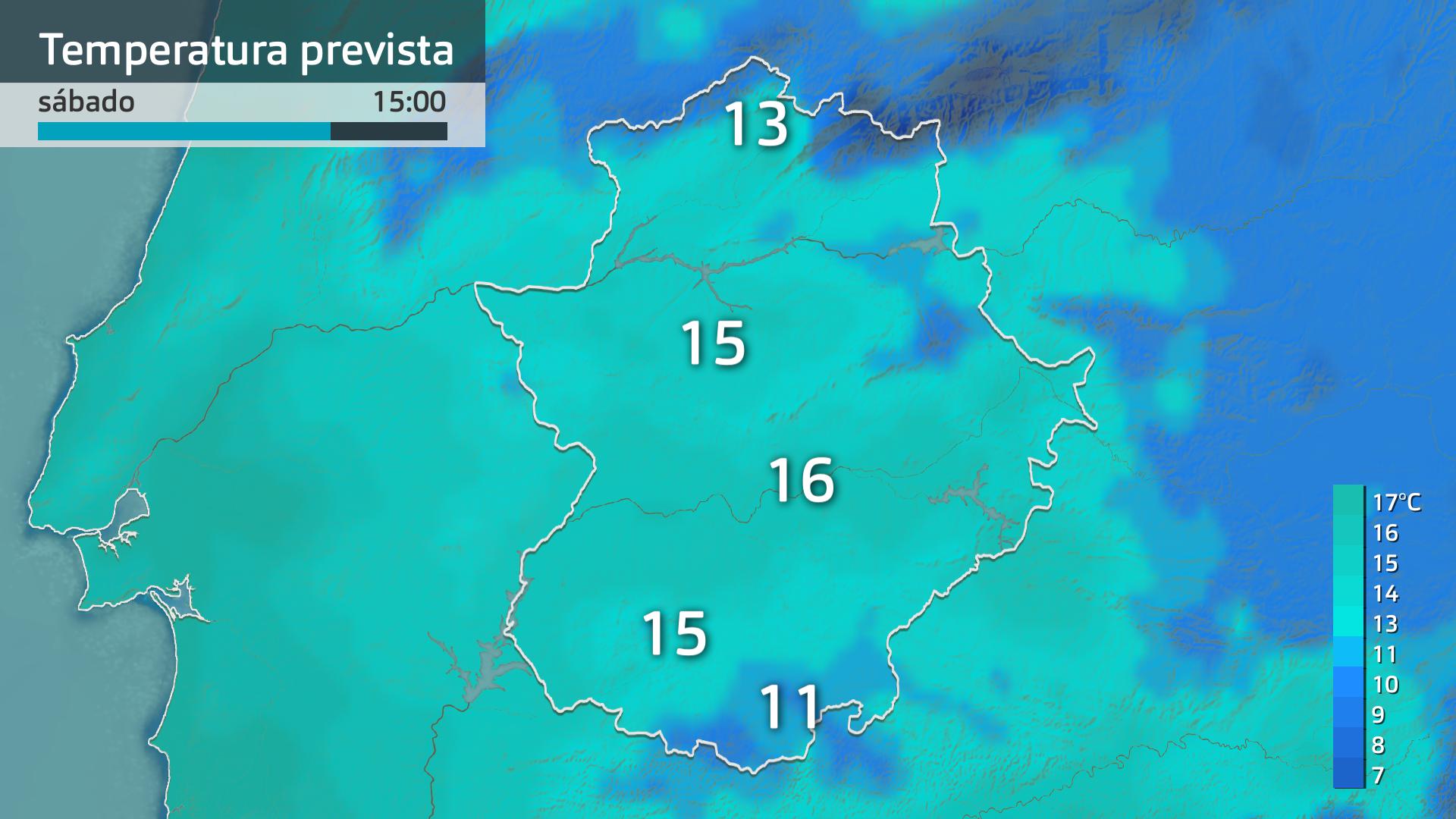 Temperatura máxima prevista