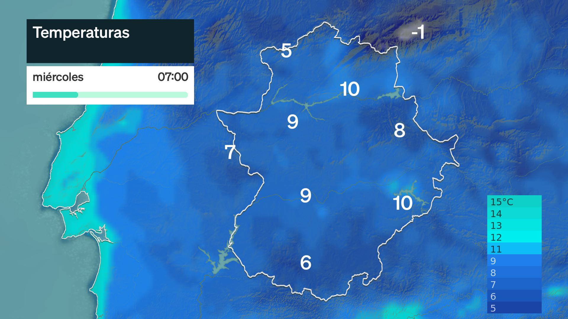Temperatura mínima prevista
