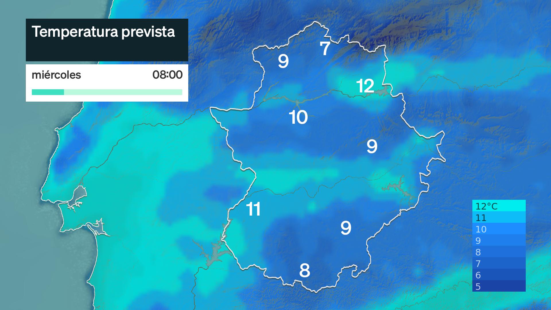 Temperatura mínima prevista
