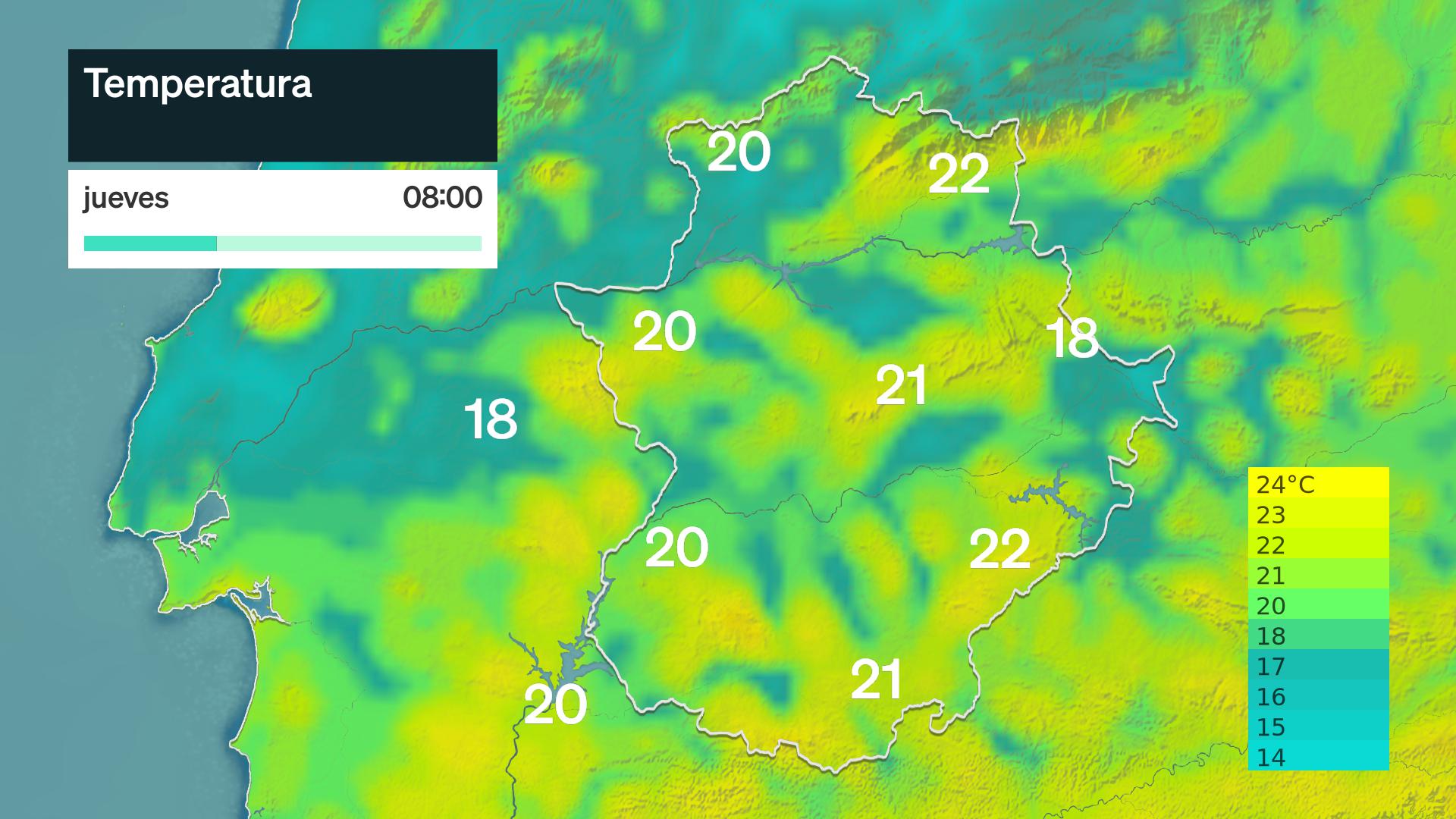 Temperatura mínima prevista