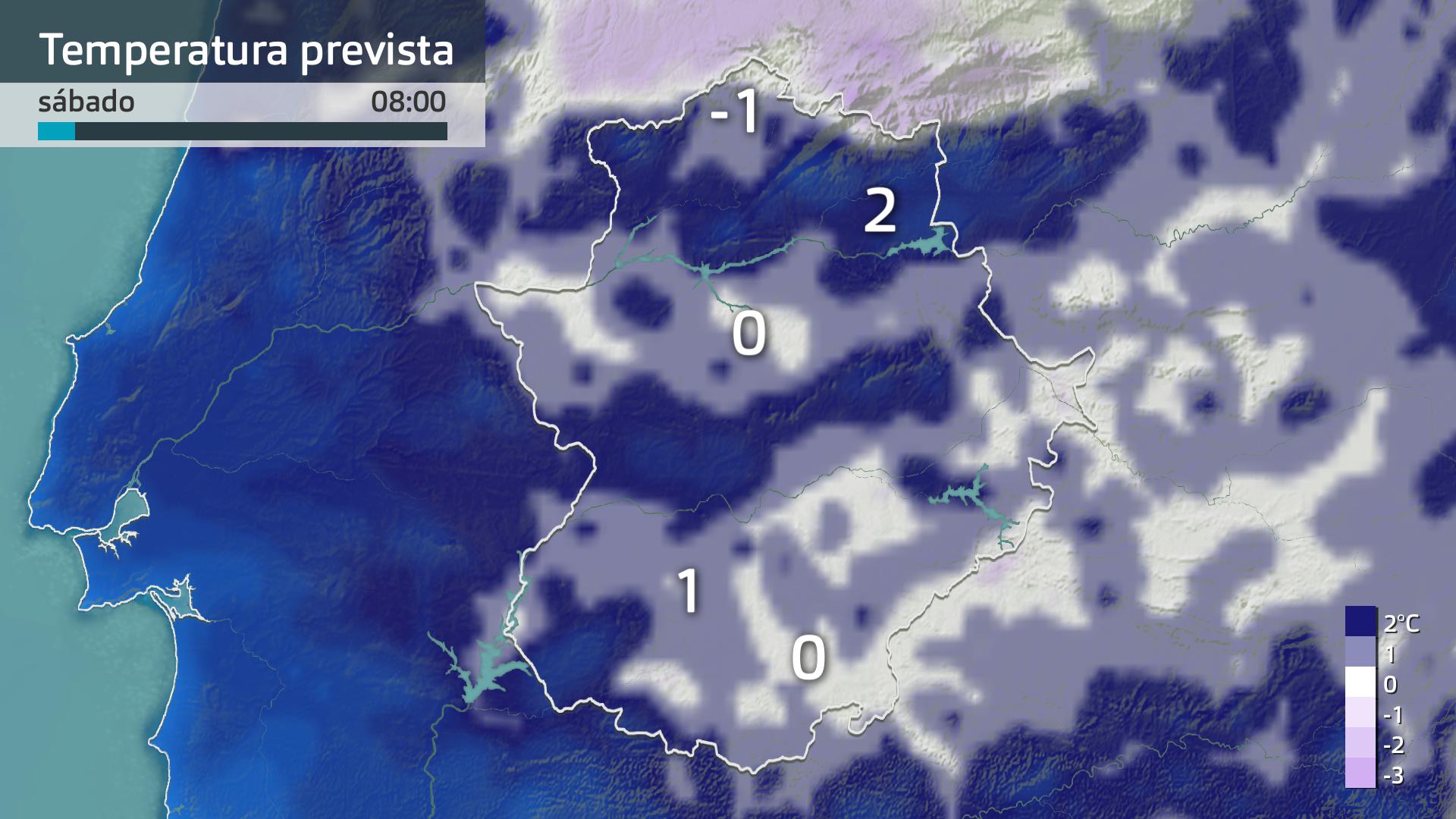 Temperatura mínima prevista