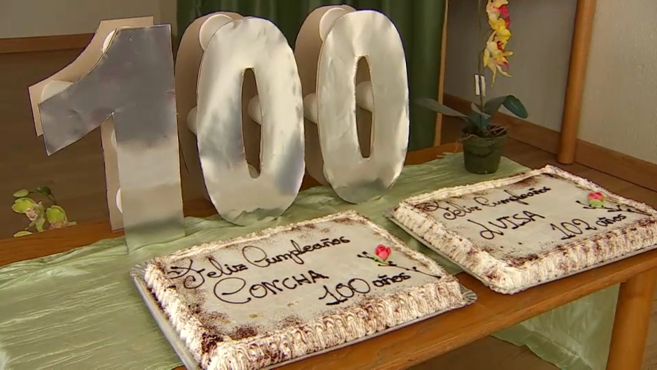 Tartas para celebrar los cumpleaños de las centenarias