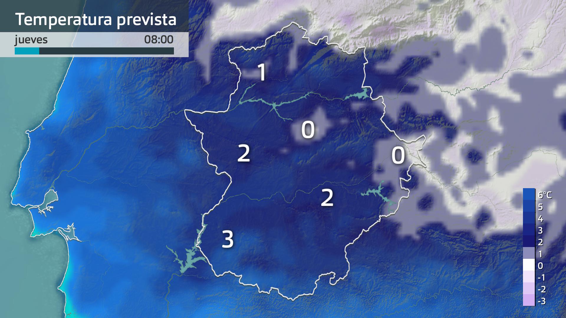 Temperatura mínima prevista