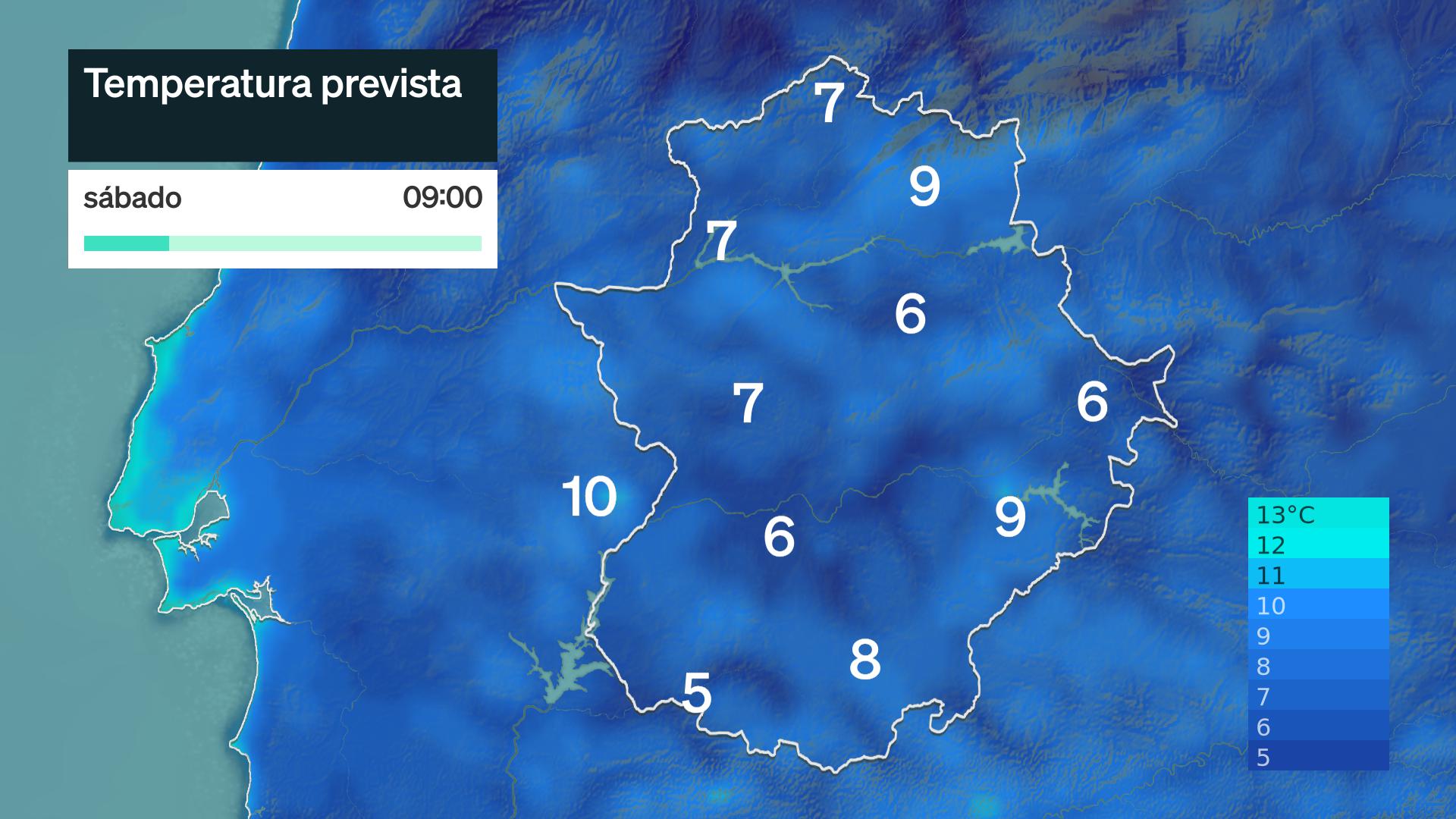 Temperatura mínima prevista