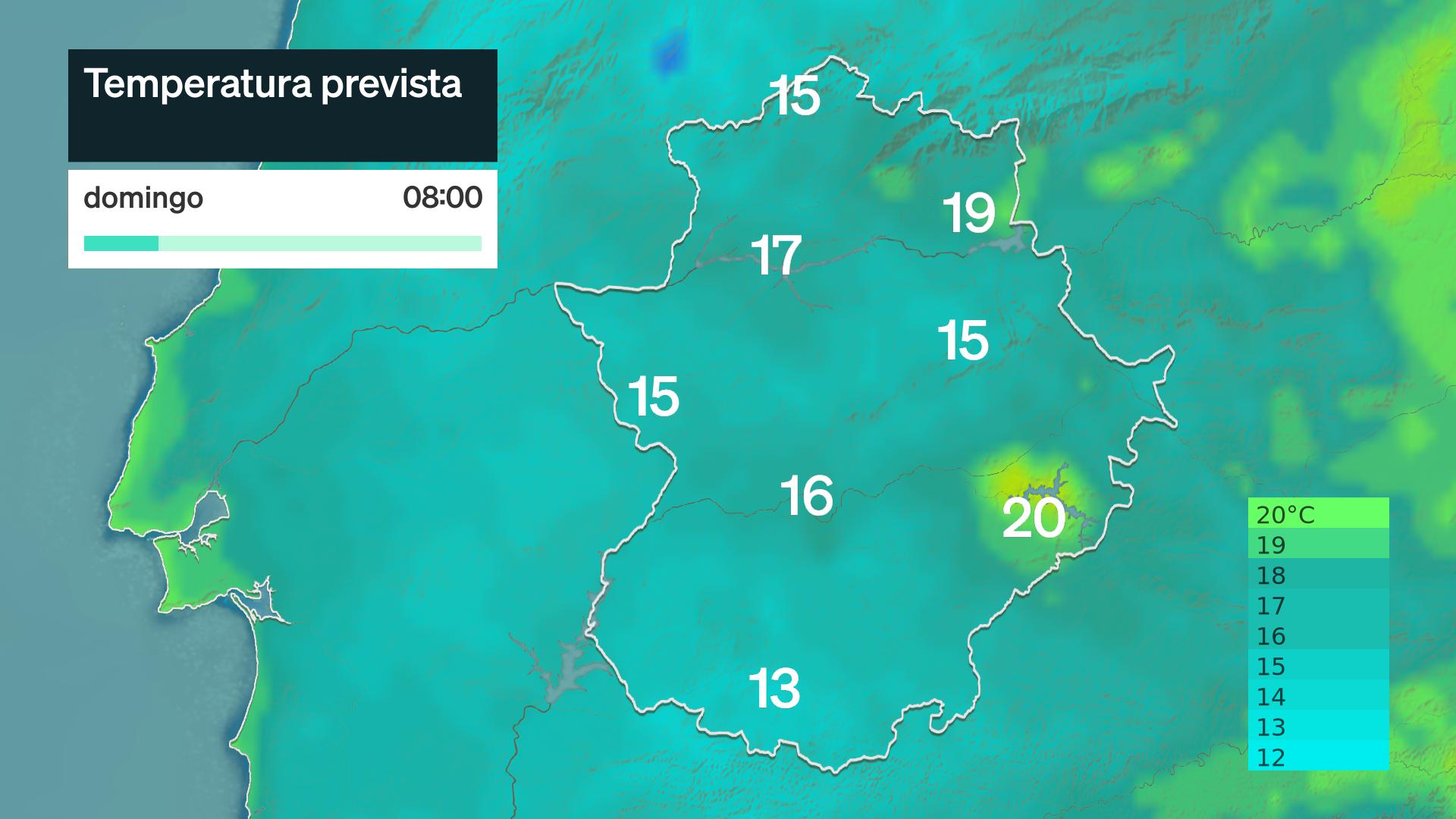 Temperatura mínima prevista